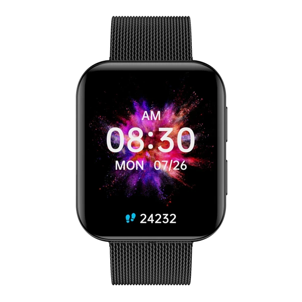 Smartwatch GRC Maxx Amoled HD Ekran 1,78" Çağrı ve SMS IP68 Su Geçirmez Siyah Çelik ürün görseli 1