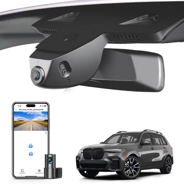 BMW G07 için Mangoal Ön 4K ve Arka 1080p Araç Kamerası Özel ürün görseli 1