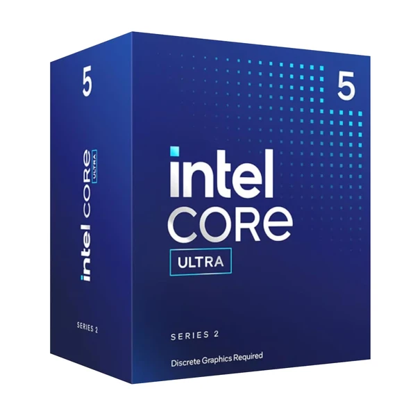 Intel® Core™ Ultra 5 masaüstü işlemci 225F 10 çekirdek (6 P çekirdeği + 4 E çekirdeği) 4,9 GHz'e kadar ürün görseli 1