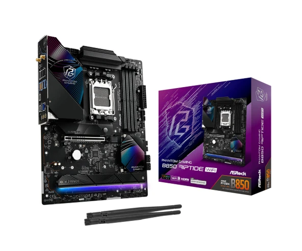 MB ASRock AMD AM5 B850 Riptide WiFi ürün görseli 1