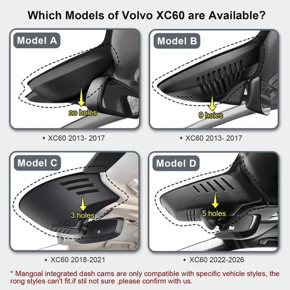 Volvo'ya Özel 4K Araç Kamerası - Resim 3