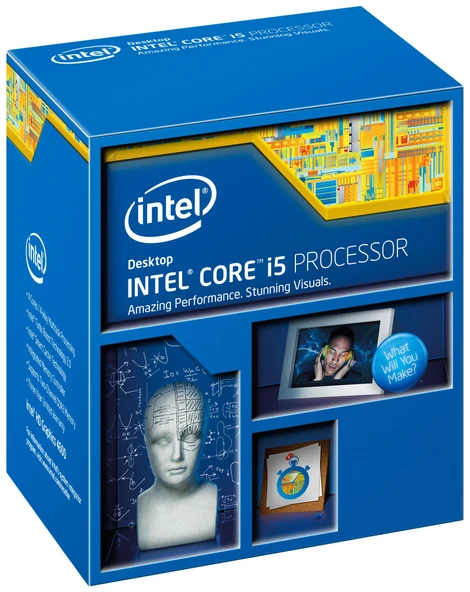 INTEL Core i5-4570 3.2GHz LGA1150 6MB Önbellek KUTUSU Haswell CPU ürün görseli 1