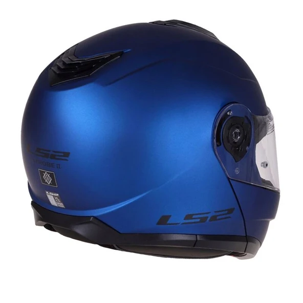 ÇENE AÇILIR KASK LS2 STROBE 2 NAVY MAT MAVİ ORJİNAL L - Resim 3
