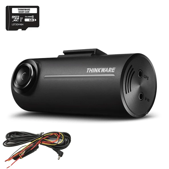 Thinkware F100 Araç İçi Kamera 1CH Ön Yalnızca 16 GB Full HD 1080p, 140° geniş açılı görüş, kablolama için kablo dahil ürün görseli 1