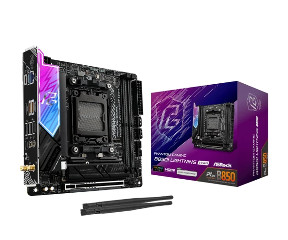 MB ASRock AMD AM5 B850I Yıldırım WiFi ürün görseli 1