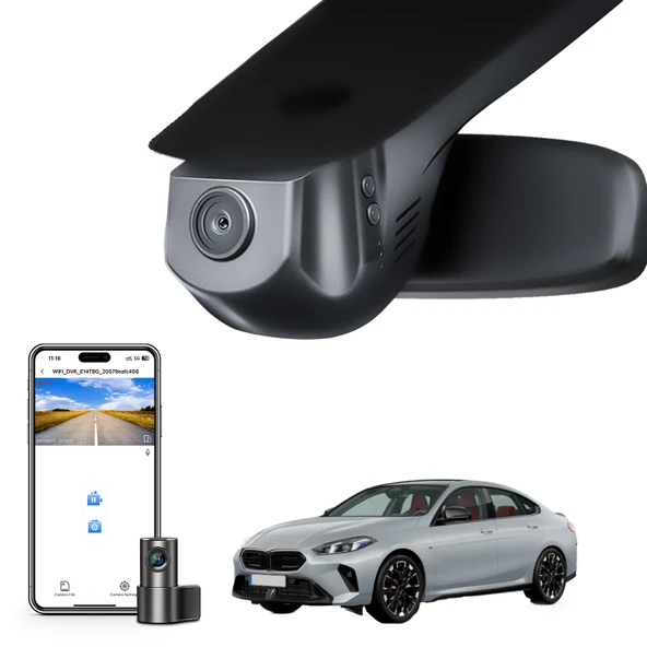 Mangoal Ön 4K ve Arka 1080p Araç Kamerası BMW 2 Serisi Coupé Cabrio F22 F23 G42 Active Tourer Gran Tourer F45 F46 U06 Gran Coupé F44 M2 F87 (Model A), OEM Stil, WiFi ve APP, 128 GB Kart ürün görseli 1