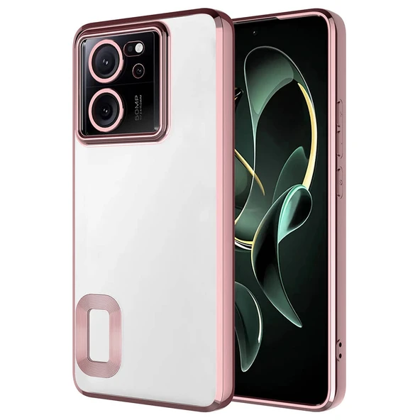 Xiaomi Mi 13T Uyumlu Kılıf Kamera Korumalı Logo Gösteren Kapak ürün görseli 1