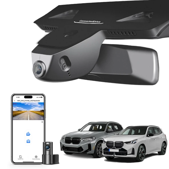 Mangoal Ön 4K ve Arka 1080p Araç Kamerası Özel BMW Gen3 G01 X3 2018-2024, F97 ürün görseli 1