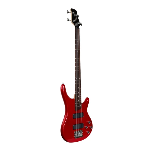 SMIGER G-B3-4 MRD 4 TELLİ ELEKTRO BAS GİTAR METALLIC RED ürün görseli 1