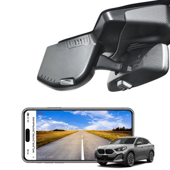 Mangoal 4K Araç Kamerası Özel BMW X2 U10 Gen2 2024 2025 2026, M35i sDrive28i xDrive28i, OEM Stil, 2160P UHD Video, WiFi ve APP, 64GB Kart ürün görseli 1