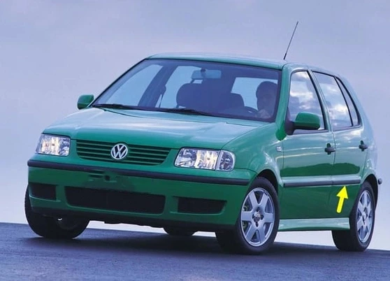 VW Polo HB 2000-2002 Ara Kasa Sol Arka Kapı Çıtası 6N4853073 ürün görseli 1