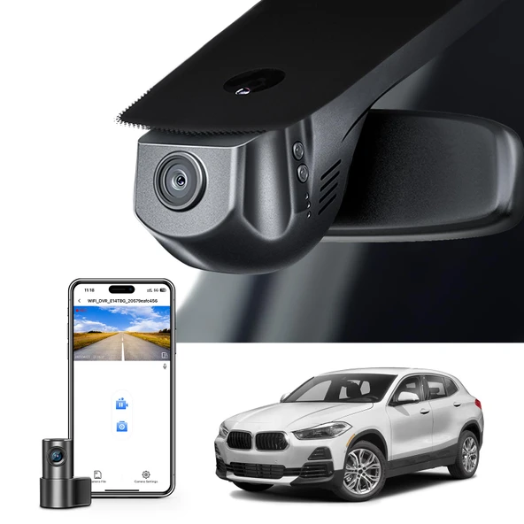 BMW için Mangoal Ön 4K ve Arka 1080p Araç Kamerası Özel ürün görseli 1