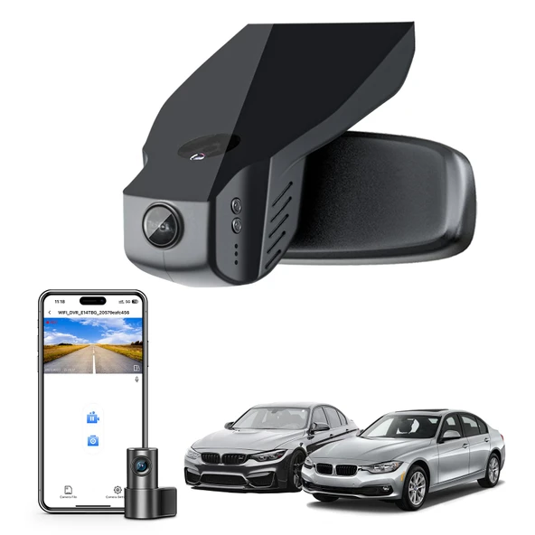 Mangoal Ön 4K ve Arka 1080p Çizgi Kam BMW 3 Serisi Gen6 F30 F31 F34 F35 2012 2013 2014 2015 2016 2017 2018 Select 2019 M3 F80 (Model B), OEM Stil, 2160P UHD Video, WiFi ve APP, 128 GB Kart ürün görseli 1