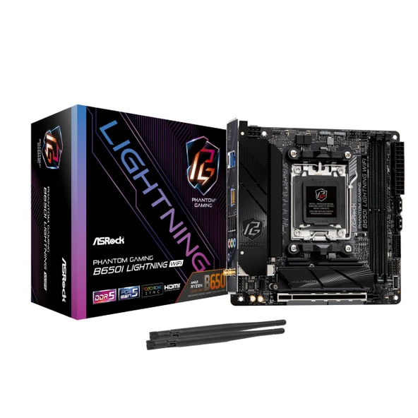 ASROCK B650I Yıldırım WiFi DDR5 AM5 ürün görseli 1