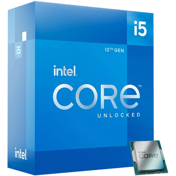 Intel Core i5-12600K LGA1700 Tablet, 3,6 GHz, CM8071504555227 ürün görseli 1