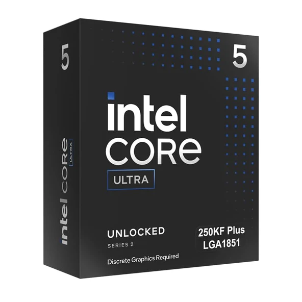 CPU INTEL Core Ultra 5 Plus 245KF Kutu S1851 (18C/ 18T) ürün görseli 1