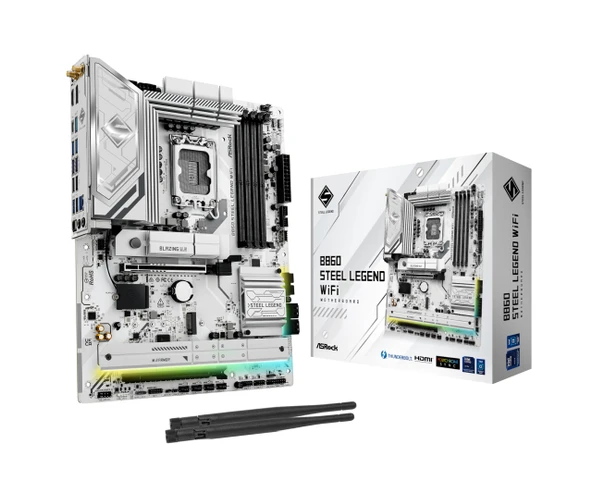 ASRock anakart B860 Steel Legend WiFi ürün görseli 1