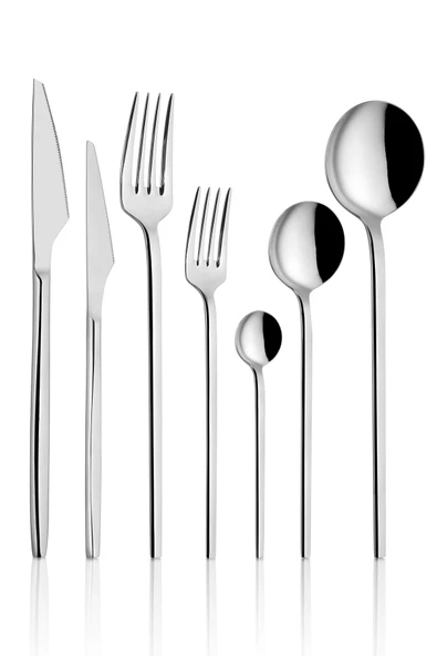 İmmo Home ARİS 84 PARÇA ÇATAL KAŞIK BIÇAK SET - Resim 3