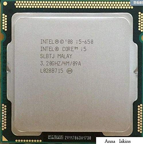 Intel Core i5-650 3,2 GHz 3,20 GHz 4M SLBTJ Soket 1156 Clarkdale CPU İşlemci + P ürün görseli 1