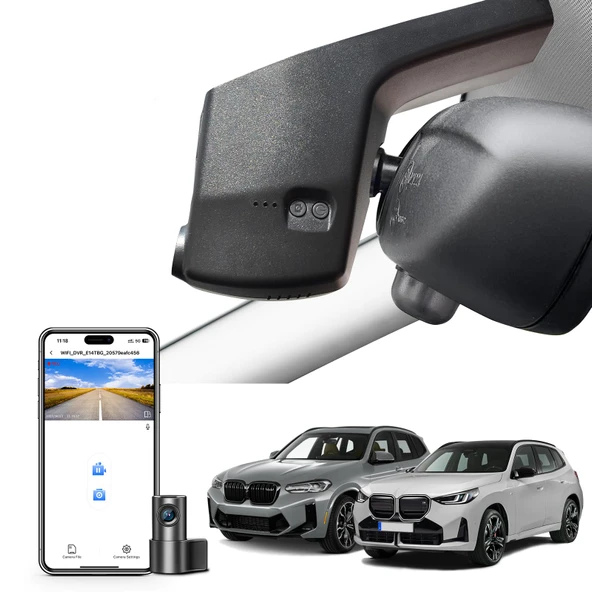 Mangoal Ön 4K ve Arka 1080p Araç Kamerası Özel BMW Gen3 G01 X3 2018-2024, F97 ürün görseli 1