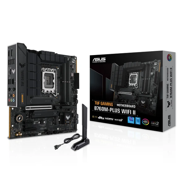 Scheda Madre - Asus - Tuf Gaming B760M-Plus Wifi Ii - Intel B760 Lga 1700 Mikro Atx ürün görseli 1