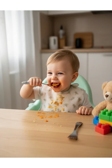 İmmo Home Mama Kaşığı Paslanmaz Çelik - Resim 2