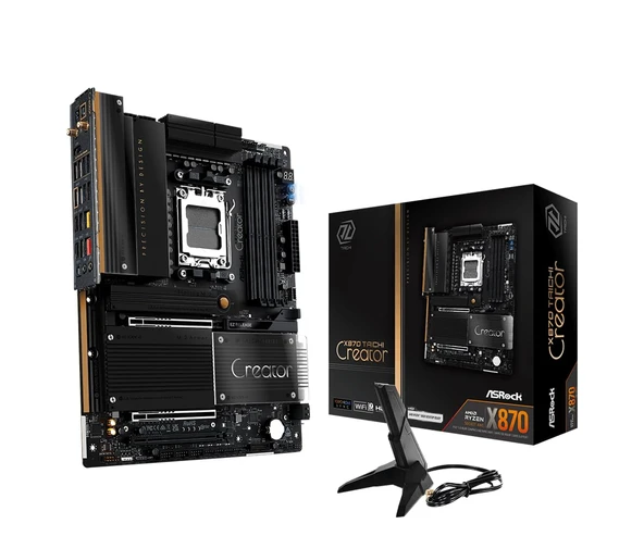 ASRock X870 Taichi Creator AM5 ATX HDMI/USB-C DDR5 ürün görseli 1