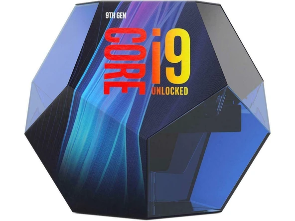 Intel Core i9 9900K, S 1151, Coffee Lake Yenileme, 8 Çekirdekli, 16 İş Parçacığı, 3,6 GHz, 5,0 GHz Turbo, 16 MB, 1200 MHz GPU, 95 W, OEM ürün görseli 1