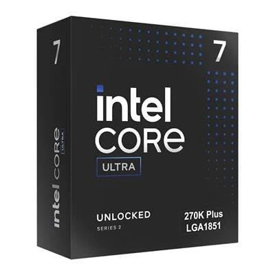 Intel Core Ultra 7 270K Plus işlemci 36 MB önbellek akıllı Scatola (CPU/Core Ultra 7 270K Plus 5,5 GHz Kutu) ürün görseli 1