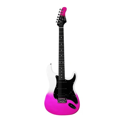 SMIGER L-G2 i6 WKP STRAT TİPİ DAHİLİ EFEKTLİ ELEKTRO GİTAR WHITE PURPLE ürün görseli 1