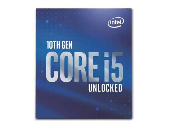Intel CORE I5-10600K 4.10/4.80GHZ LGA1200 10ªGEN, Siyah, Mikro, 1/4.8GHZ ürün görseli 1