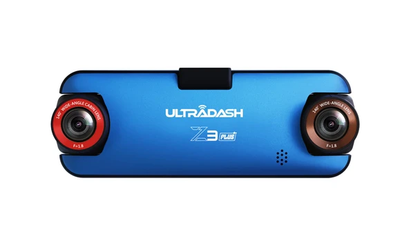 UltraDash Z3+ Ticari Sürüm + 64 GB SD Kart - Çift Lensli Araç Kamerası + Yüksek Dayanıklılığa Sahip Micro SD, 2K 1440P, IR Kabin Lensi, 140° Geniş Açı, Araç Paylaşımı için Süper Kapasitör, Taksi ürün görseli 1