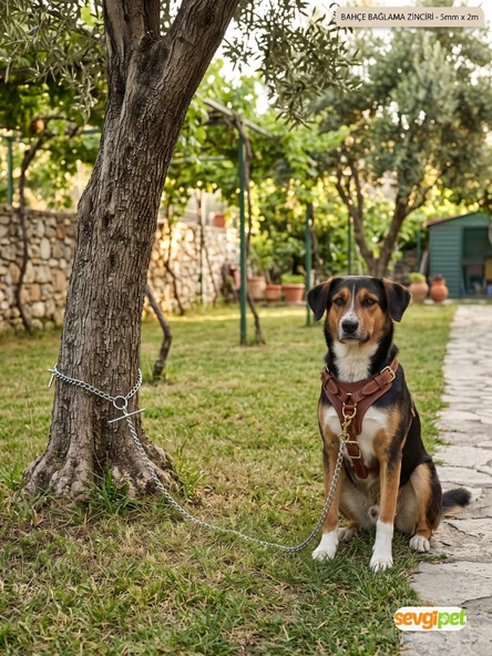 SVGPT Dayanıklı Köpek ve Bahçe Bağlama Zinciri 2 MT (5 mm / 200 cm) ürün görseli 1