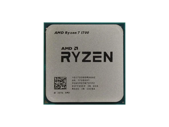 AMD Ryzen 7 1700 3.7GHZ 20MB Önbellek 65W Tepsi, YD1700BBM88AE (Önbellek 65W Tepsi) ürün görseli 1