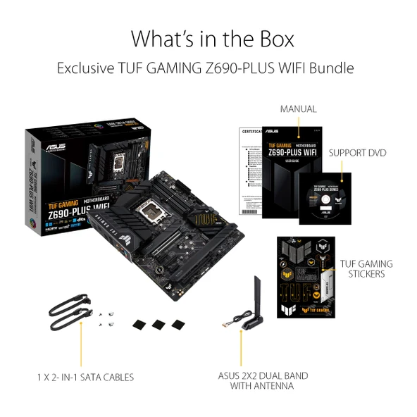 TUF Gaming Z690-PLUS WiFi ATX - Resim 6