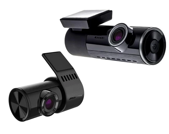 AMPIRE DC2-PRO | 2K (Quad HD) çözünürlükte çift araç kamerası, WiFi ve GPS ürün görseli 1