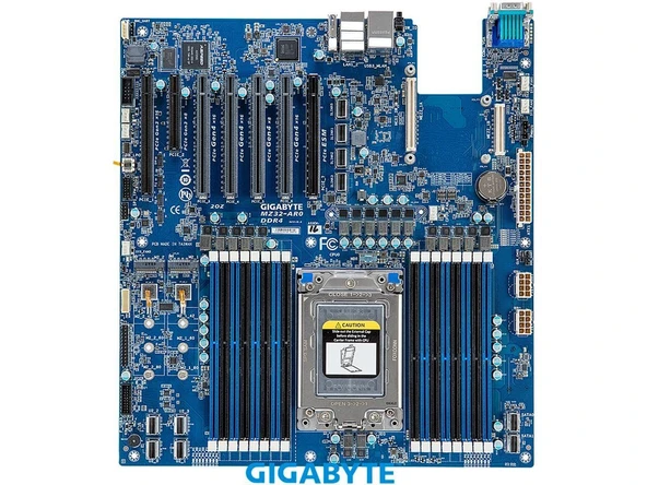 GIGABYTE ANAKART MZ32-AR0 Tek Soket SP3 ürün görseli 1