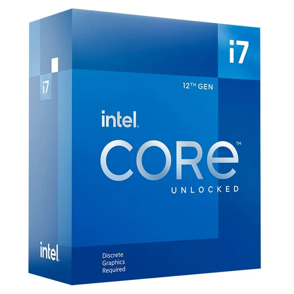 Intel I7-12700KF 3,60 GHz çip, BX8071512700KF ürün görseli 1