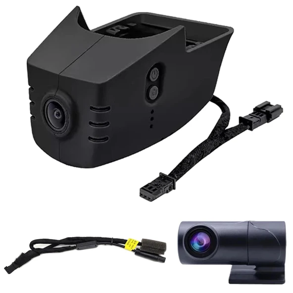 VW Talagon 2021-2024 için Rufutle Dashcam Araba, 4K Araba DVR Araç Kamerası Ön Arka Kamera ürün görseli 1