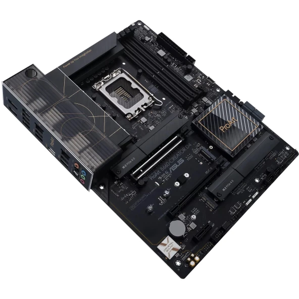 ASUS ProArt B660-Creator D4 LGA 1700 (Intel 12. Nesil) ATX Content Creator Anakart (PCIe 5.0, DDR4, 2.5G ve 1G LAN, 60W Hızlı Şarjlı Ön USB 3.2 Gen2x2 Tip-C Bağlantı Noktaları, M.2 Anahtar E Yuvası) ürün görseli 1