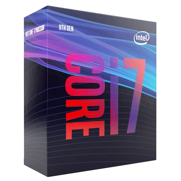 Intel Core i7-9700 masaüstü işlemci 8 çekirdek, 4,7 GHz'e kadar LGA1151 300 Serisi 65W ürün görseli 1