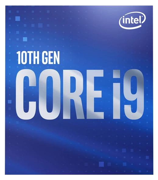 Intel Core i9-10900 masaüstü işlemci, 5,2 GHz'e kadar 10 çekirdek, LGA 1200 (Intel 400 Serisi yonga seti), 65 W ürün görseli 1