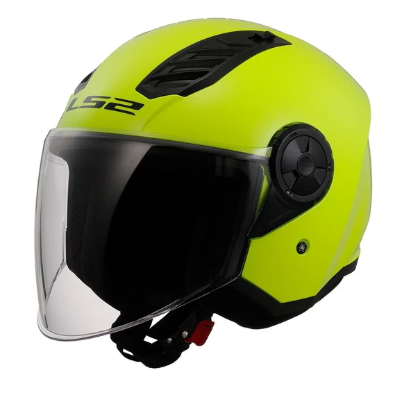 ÇENESİZ KASK LS2 AIRFLOW 2 NEON SARI ORJİNAL S ürün görseli 1
