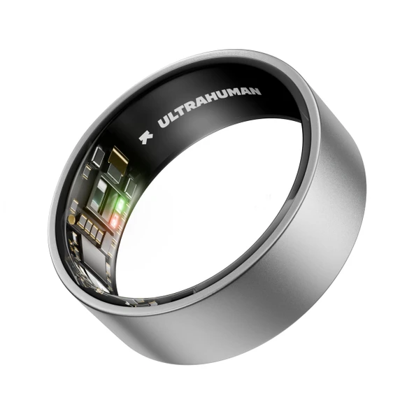 ULTRAHUMAN Ring AIR – Erkekler ve kadınlar için Akıllı Yüzük | Uyku, fitness, HRV takibi, stres analizi ve döngü izleme | ABONELİK YOK | 6 güne kadar pil ömrü | (Boyut 6) ürün görseli 1
