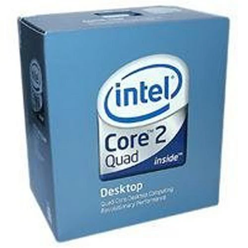 Intel Core 2 Quad Masaüstü İşlemci Q6600 Kutusu (2,4 GHz, Soket 775, 8 MB L2 Önbellek) ürün görseli 1
