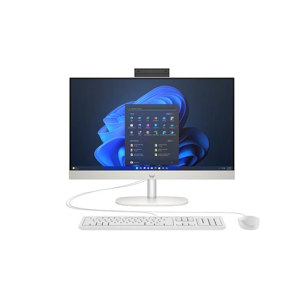 HP AIO PRO 240 G10 9H6H6ET I5-1334U 16GB 512SSD 23.8 DOS BEYAZ ürün görseli 1