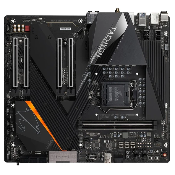 Gigabyte MB GBT Intel 1200 Z590 AORUS Takyon Kızılcık ürün görseli 1
