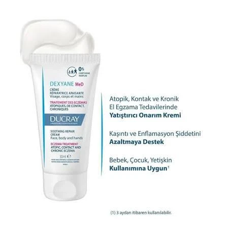 Ducray Dexyane Med Creme 30 ml - Resim 3