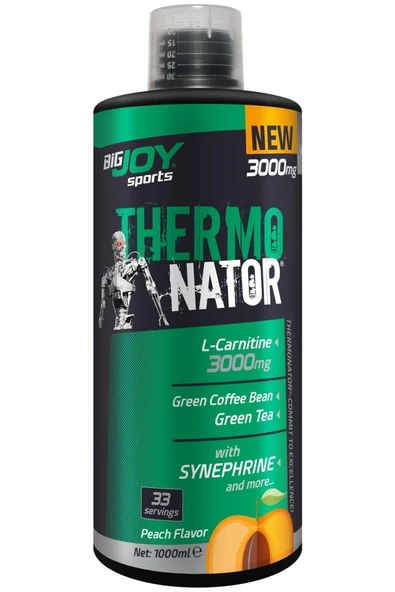 Bigjoy Sports Thermonator L-Carnitine 1000 ml - Şeftali ürün görseli 1