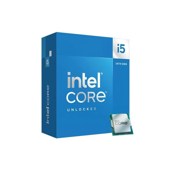 INTEL işlemci Core i5 14600K, Soket 1700, 3,50 GHz, 14 çekirdekli, 24 MB önbellek, Raptor Lake ürün görseli 1